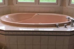 Pink Soaker Tub Refinishing