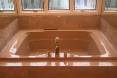 Brown Soaker Tub Refinish