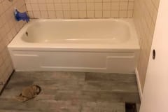 St Charles Bathtub Reglazed - After