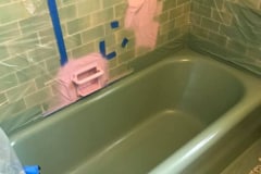 St Charles Green Bath Reglaze - After