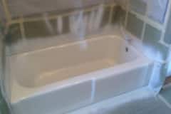 Bathtub During Refinishing Process