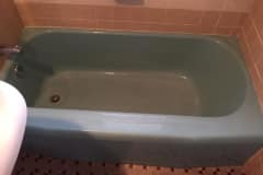 Blue Bathtub Refinished