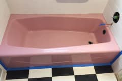Pink Bathtub Refinished