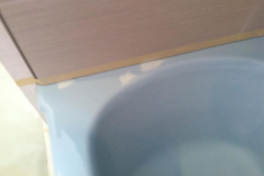 Blue Tub Before Refinish