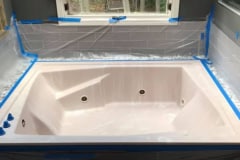 Dual Soaker Tub Refinish - During