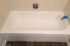 White Bathtub Refinished - After