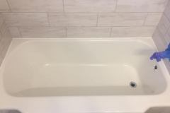 White Bath After Refinishing