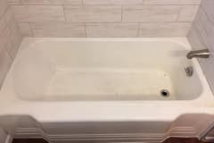 White Bath After Refinish