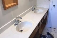 Dual Sink Countertop Refinished
