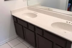 Dual Sink Countertop Refinishing - During