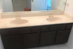 Countertop Dual Sink Refinishing