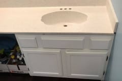 Refinished Bathroom Countertop - Before