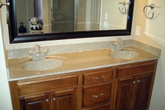Double Sink Countertop Refinish St Charles IL - After
