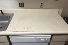 St Charles IL Kitchen Counter Refinish - Before