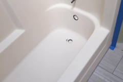 Fiberglass One Unit Refinished Bath - After