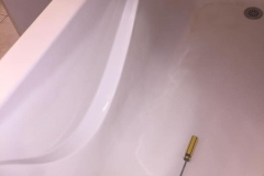Fiberglass White Bath After Refinishing