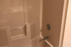 Reglazing Fiberglass One Unit Bathtub - After