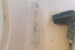 Fiberglass Bathtub Refinish - Before
