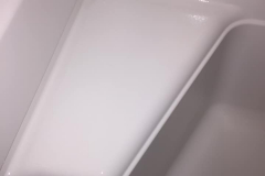 Fiberglass One Unit Bathtub After Reglazing