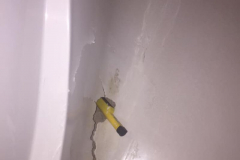 Damaged Fiberglass Bath