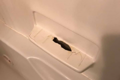 Fiberglass Soap Holder Damaged