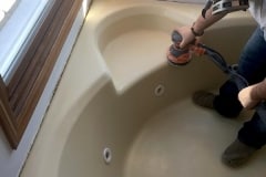 Whirlpool Fiberglass Repairs St Charles - Before