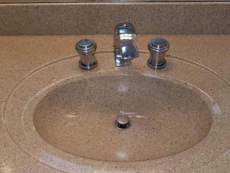 refinish a bathroom sink