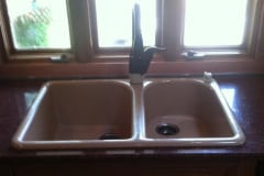Finished Kitchen Sink Refinish