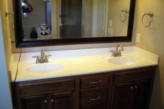 Double Sink Refinish St Charles IL - Before