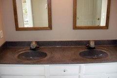 Two Sink Vanity Refinishing St Charles IL - After