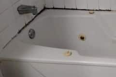 Bathtub Tile Refinishing - Before